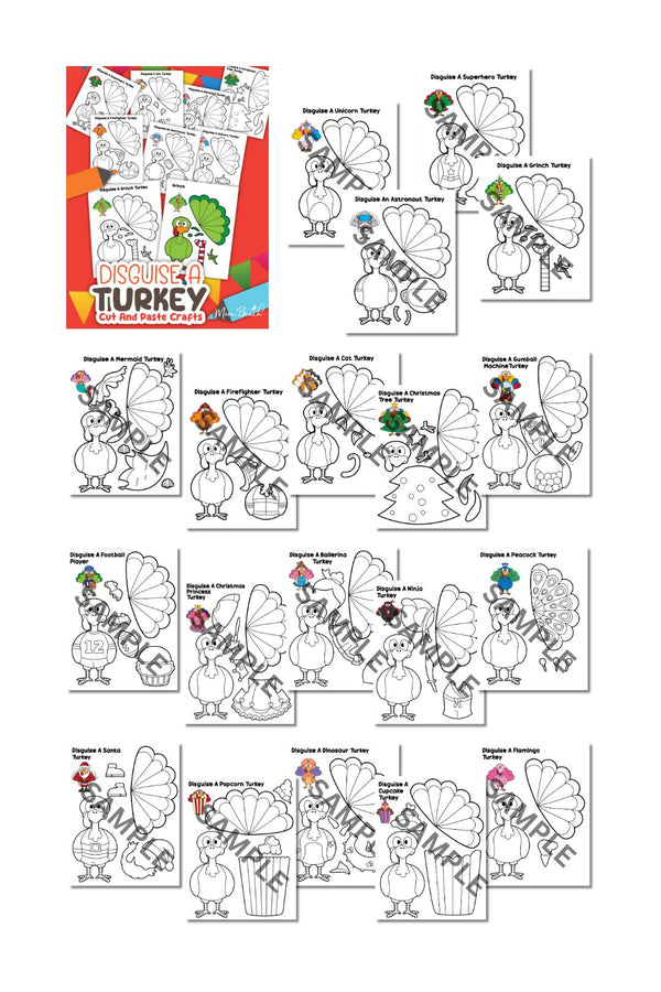 Disguise a Turkey Printable ( 40 Pages )