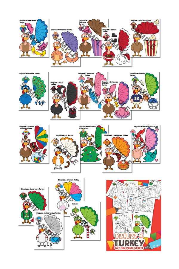 Disguise a Turkey Printable ( 40 Pages )