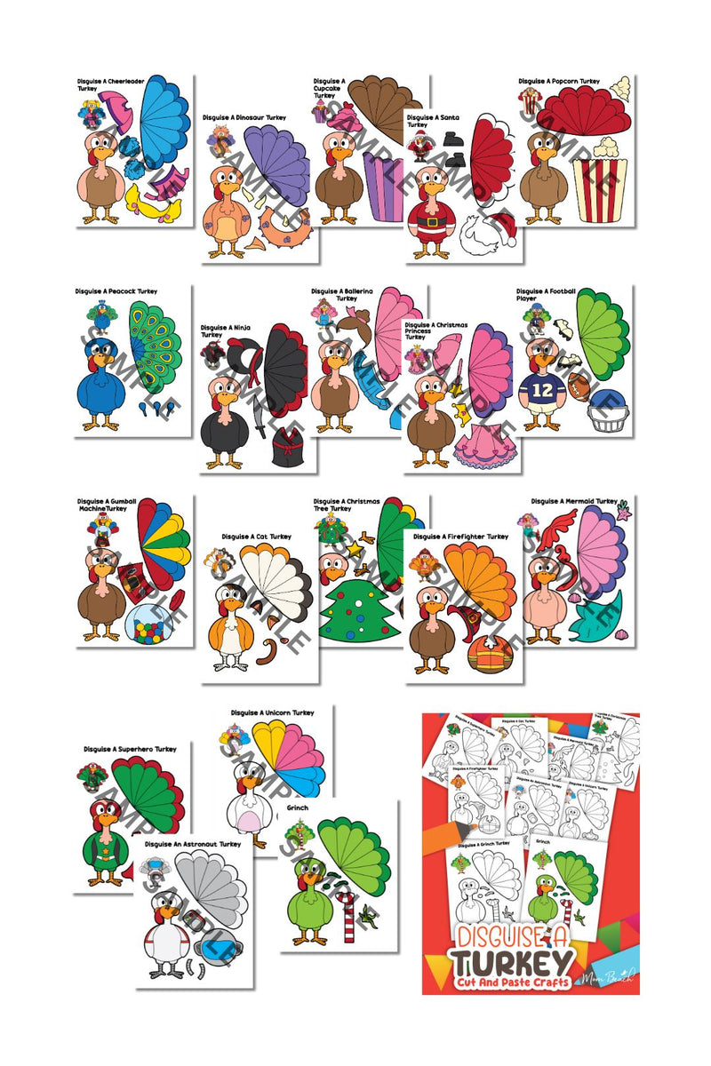 Disguise a Turkey Printable ( 40 Pages )