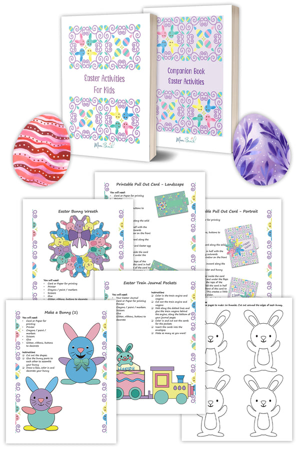 Easter Activities for Kids and Parent's Companion Printable BUNDLE