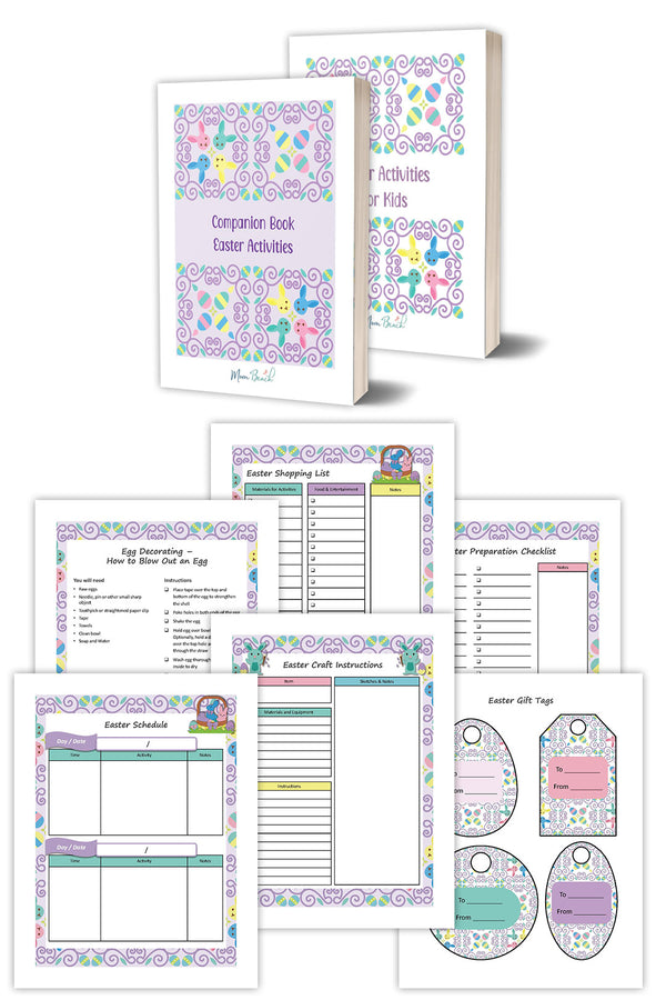 Easter Activities for Kids and Parent's Companion Printable BUNDLE