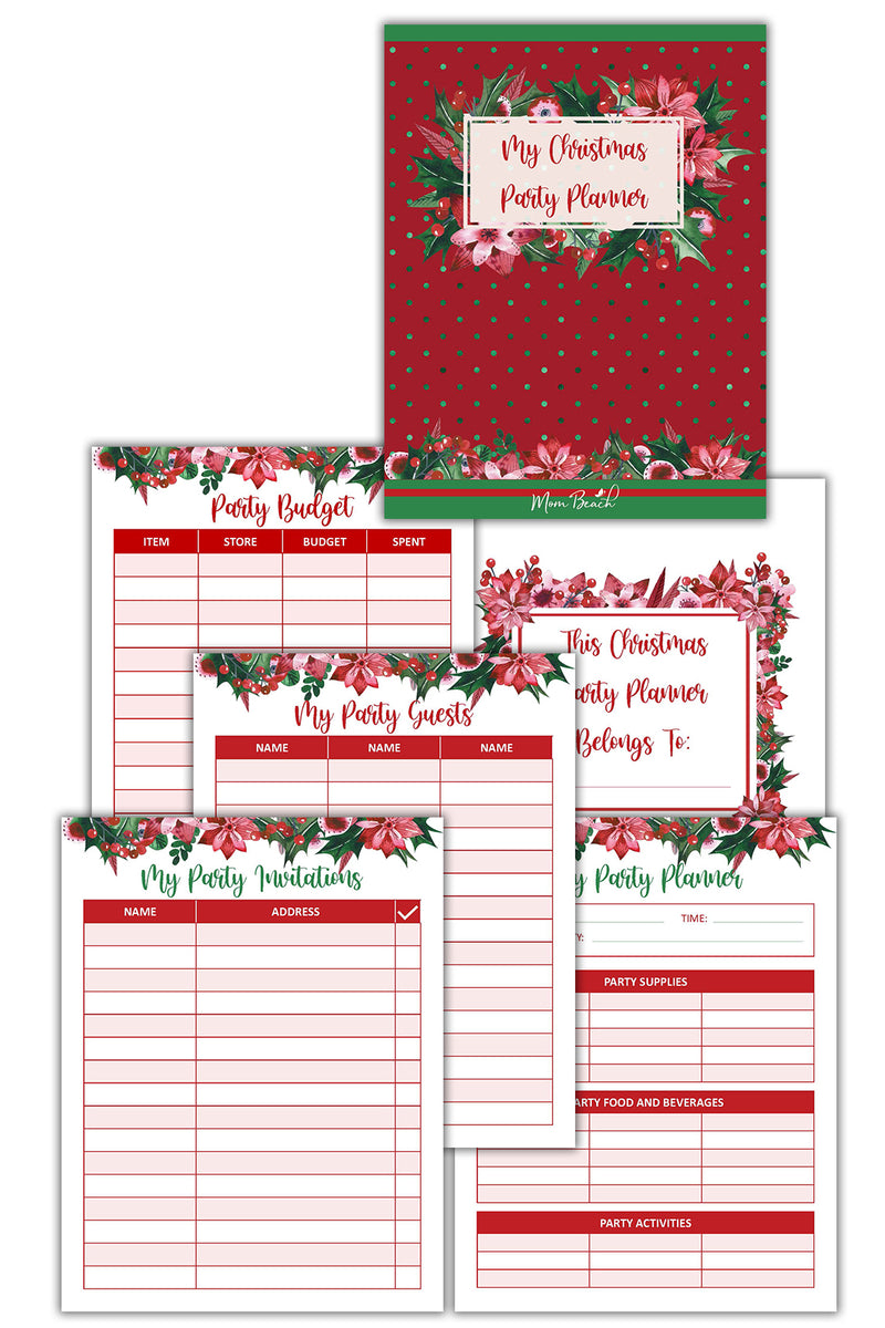 Christmas Party Planner ( 7 Pages )