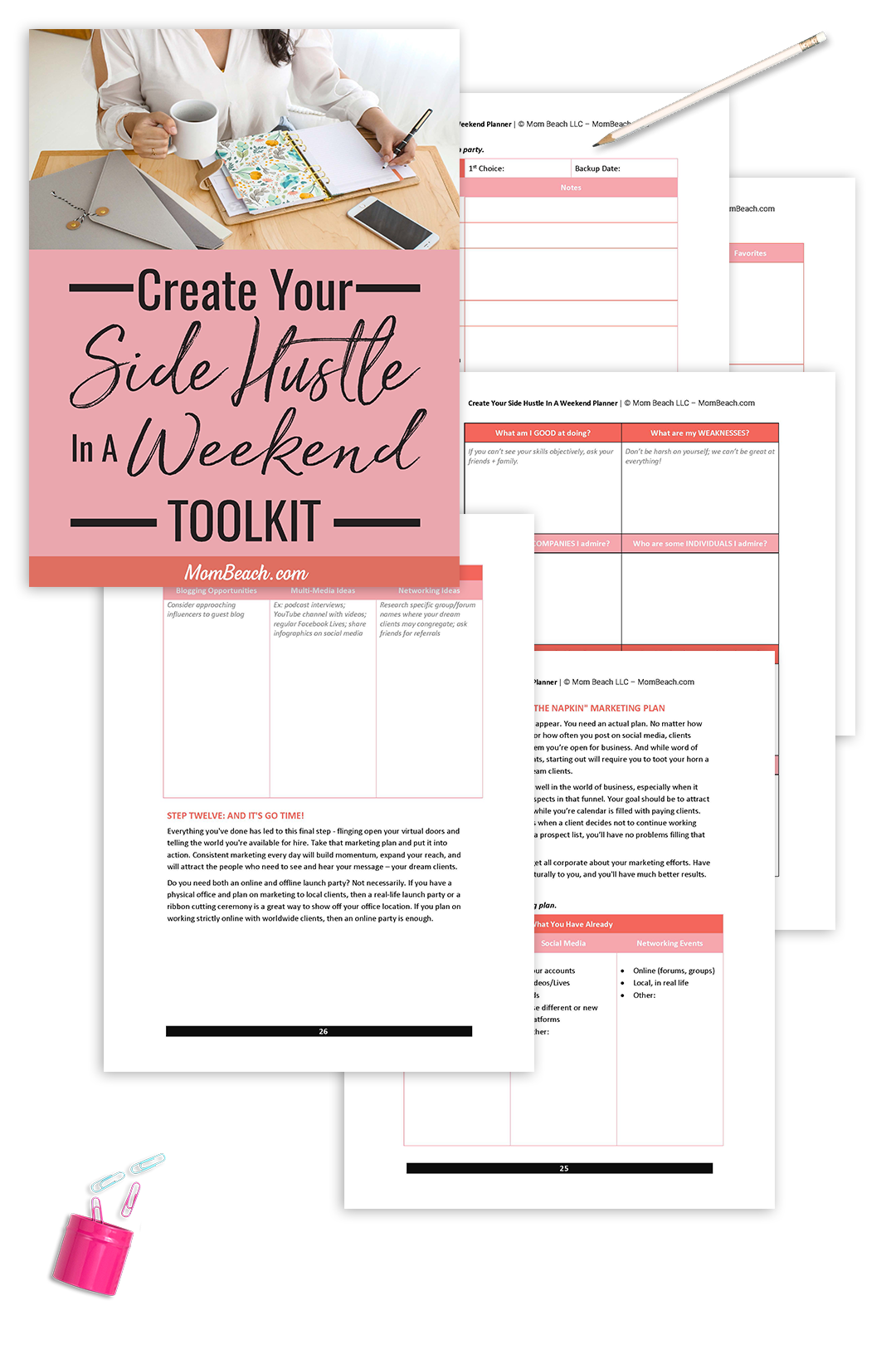 Create Your Side Hustle In A Weekend Toolkit (29 Pages)