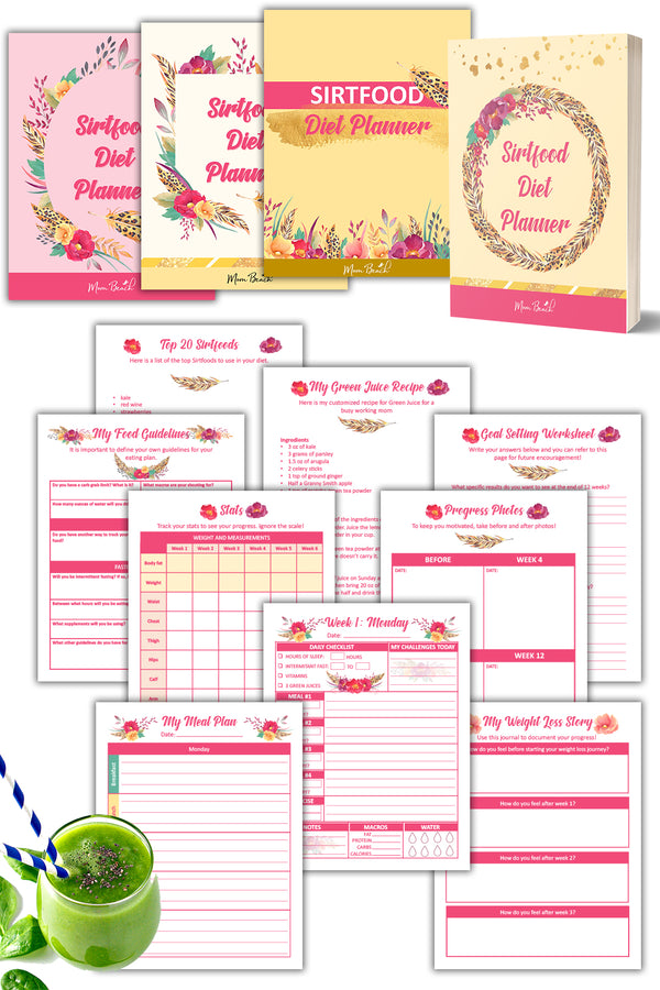 Sirtfood Diet Planner (228 Pages)