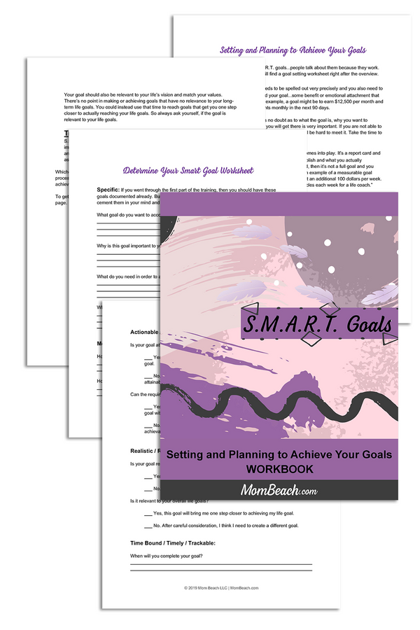 S.M.A.R.T. Goals Guide and Workbook (5 Pages)